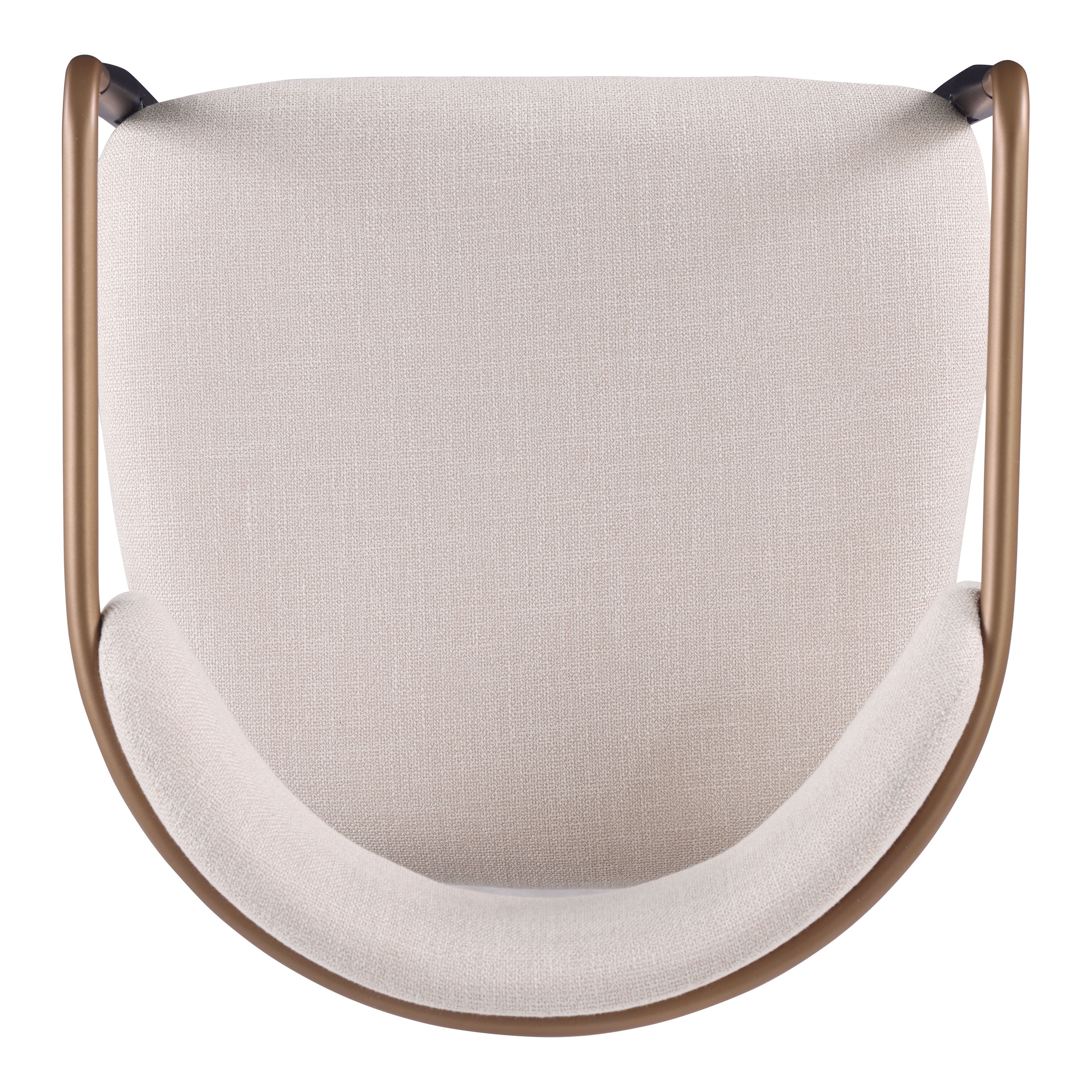 Furniture of America Stella Modern Upholstered Dining Chairs, Natural (Set of 2)