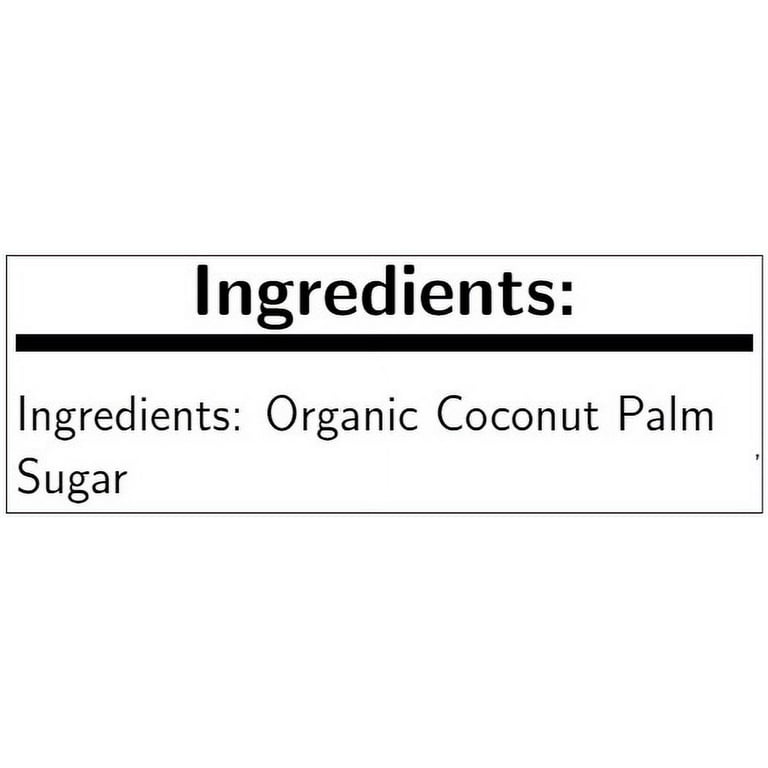 Wholesome Sweetener Sugar Coconut Palm Organic, 25 Pounds - Walmart.com