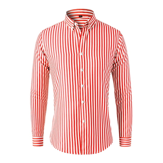 Camisa a rayas con botones, Camisa a rayas para hombre Camisa a rayas para hombre Camisa a rayas para hombre Camisa de negocios a rayas para hombre Estándares líderes en la industria