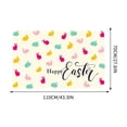 thumbnail image 3 of Easter Bunny Egg Decor Rug 100 Percent Polyester Machine Washable Non Slip Backing For Living Room Playroom Entryway, 3 of 6