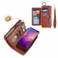 thumbnail image 4 of Dteck Samsung Galaxy S10 Case,Multifunction Premium PU Leather Card Slot Wallet Cover For Samsung Galaxy S10,Brown, 4 of 10