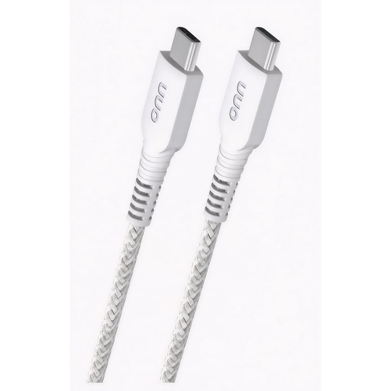 onn 10ft USB-C to USB-C Braided Charging Cable photo 1