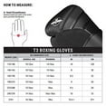 thumbnail image 5 of Hayabusa T3 Boxing Gloves for Men and Women - Charcoal/Lime, 16 oz, 5 of 6