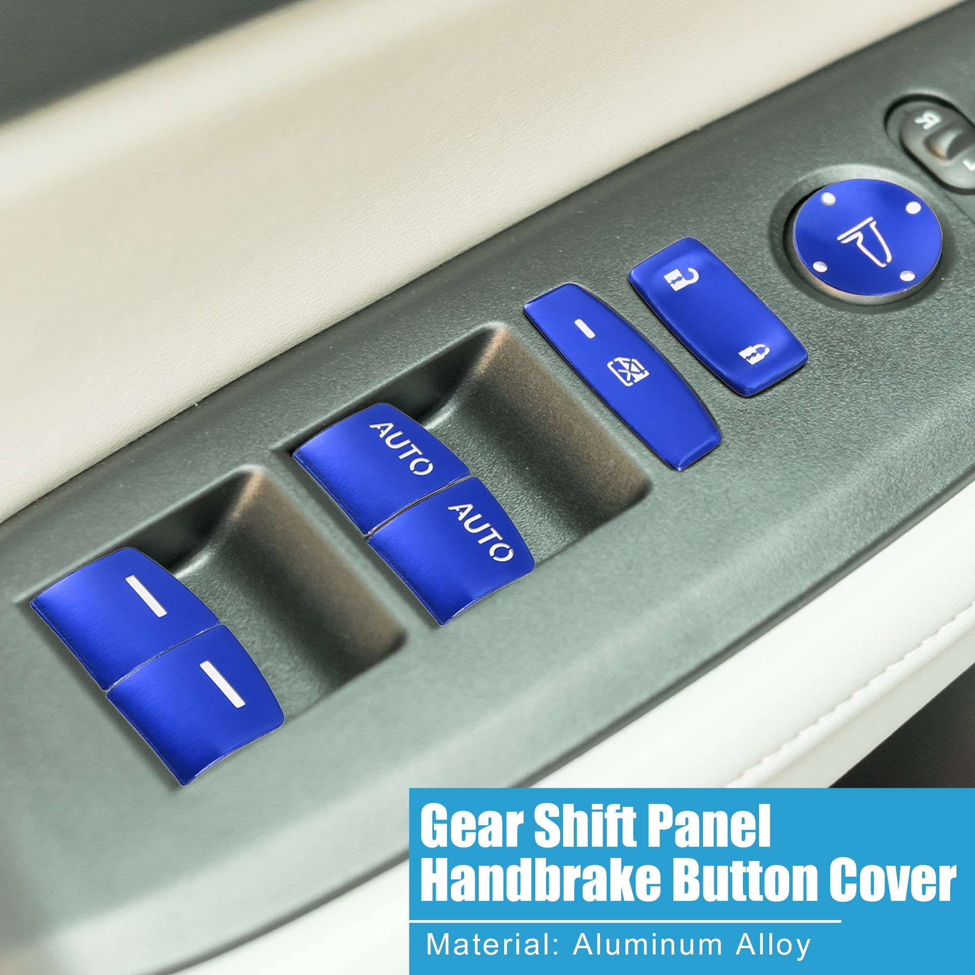 Unique Bargains Master Window Switch Cover for Honda Accord 2018-2022 Blue