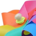 thumbnail image 4 of 1PC Baby Classic Toy Colorful Rainbow Flower Kite Wooden Creative Windmill Toy, 4 of 7