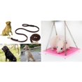 thumbnail image 1 of Juguetes de hámster Swing Gadget Colgante Jaula de madera Amuse Ratón Rosa Afortunado Sencillez, 1 of 5