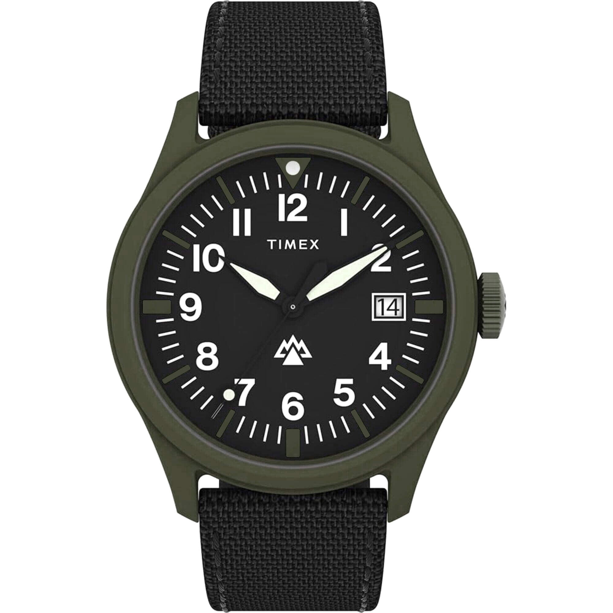 Timex Men's MK1 Aluminum Watch, California Blue Dial, Canvas Strap