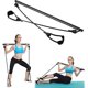 thumbnail image 3 of 1 pcs Black Fitness Yoga Pilates Bar Pilates Bar Multifunctional Adjustable Home Fitness Bar with Foot Ring Suitable for Yoga, Bodybuilding, and Fitne, 3 of 5