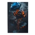 thumbnail image 2 of Disketp Blue and Red Roses Artwork Custom Puzzle Personalized Puzzles 1000 Pieces, Customized Picture Puzzle for Adult and Teens((29.5×19.7in, Vertical), 2 of 9