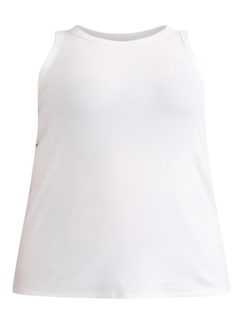 everyone 3P rib tank top (WHITE) サイズ XL everyone 3P rib tank