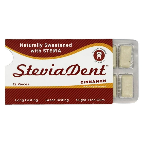 Stevita - SteviaDent Chewing Gum Cinnamon - 12 Piece(s)