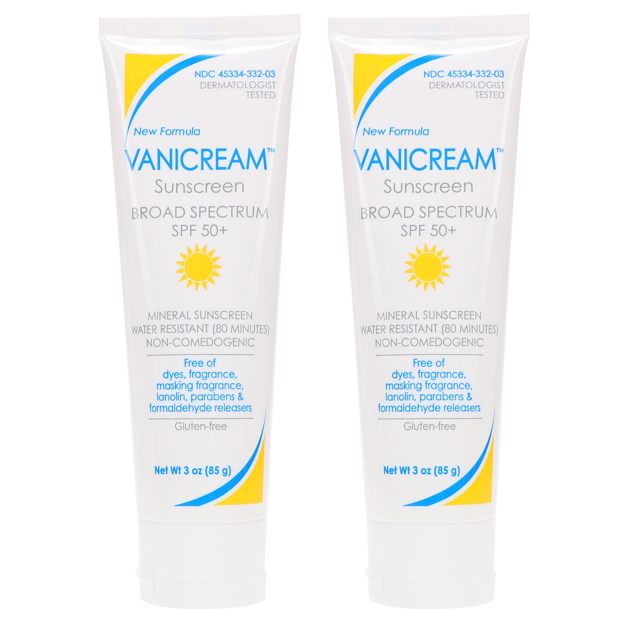 Vanicream Sunscreen SPF 50 3 Oz (Pack of 2)