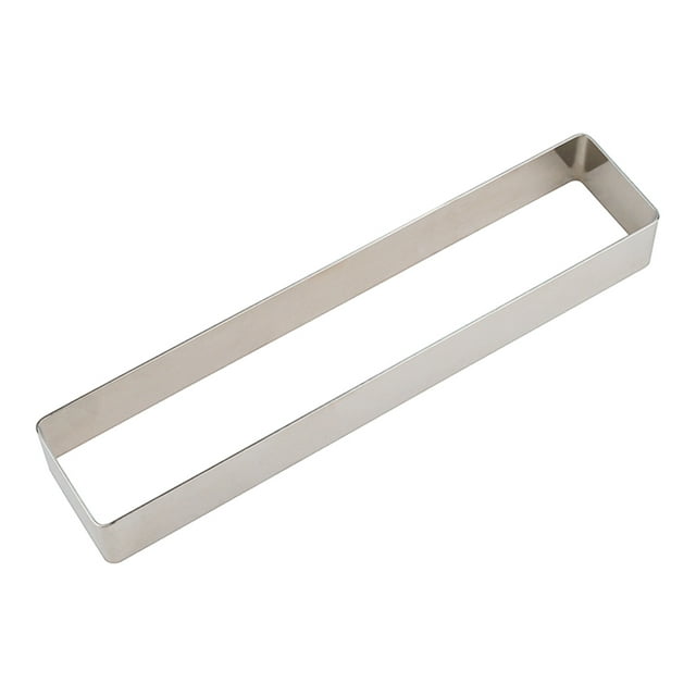 Maytalsory Non-Toxic Stainless Steel Cookie Mold Convenient And Safe Baking Tool Wide Application Long square large size 1Set