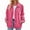 Pink, variant on Women'S Oversized Button Up Shacket Long Sleeve Pockets Denim Jean Jacket Pink M