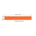 thumbnail image 2 of Unique Bargains Felt Bulletin Board Bar Strip Self Adhesive Wall Pin Board, Orange 4 Pack, 2 of 5