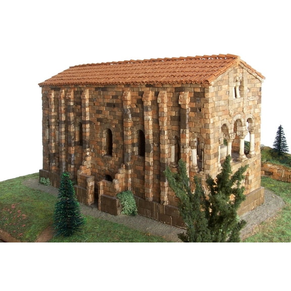 CUIT Ceramic Building Construction Kit, Santa Maria del Naranco (Asturias) Church (1:120)