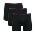 thumbnail image 1 of GBH Mens Cotton Blend Tag-less Boxer Briefs (3-Packs), 1 of 2