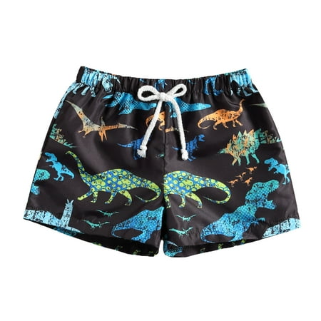 

Boy s Cartoon Printed Short Pants Vacation Style Elastic Shorts for Summer