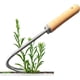thumbnail image 2 of Gancho para herramienta de deshierbe y jardinería, artefacto para arrancar hierba, familia de flores, pala pequeña, pala de Canola, estrangulador de dibujo de acero inoxidable, 1 Uds. JM, 2 of 5