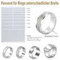 thumbnail image 2 of Adjustable Silicone Ring Size Stretcher Invisible Ring Sizer, 2 of 5