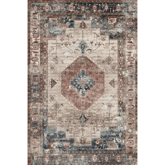 Tapete Decorativo Ayean Currant 160 x 230 cm - Alfombra Grande Saffron Looms