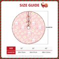 thumbnail image 2 of Fotbe Rabbit Sunflower Pattern Christmas Tree Skirt, Tree Skirts Plush Christmas Decorations, Christmas Tree Skirts Xmas Decorations Holiday Party Decor-48", 2 of 6