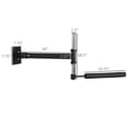 thumbnail image 4 of Soozier Wall Mount MMA Boxing Speed Trainer with Adjustable Height, Steel, Black, 4 of 9