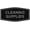 Black / Silver, variant on Signs ByLITA Fancy Cleaning Supplies Sign - Laser-Engraved Lettering | Durable ABS Plastic | Vibrant Colors | Powerful Foam Tape (Ivory/Dark Brown) - Medium