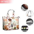 thumbnail image 2 of Colorful Mushroom Leaf White Pattern Travel Tote Bags for Women Carry On,Large Weekender Bags for Women Travel,Multi Functional Duffle Bag for Work,Shopping,Sports, 2 of 5