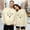 Beige, variant on Couple Sweatshirts Womens Sweatshirt Husband and Wife Lightweight Pullover Tops Womens Sweatshirts Lover Long Sleeve Sweater for Valentines Day Sweatshirts for Teen Girls