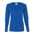 thumbnail image 1 of Gildan Heavy Cotton T-Shirt for Women Long Sleeve Scoop Neck Fit Cotton Shirt, 1 of 5