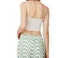 thumbnail image 2 of Lovito Casual Plain Lace-Up Crop Top Camis, 2 of 5