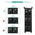 thumbnail image 4 of Interruptor de ventana eléctrica del lado del conductor delantero para Kia Rio 2012-2014 No.935701W155, 4 of 7