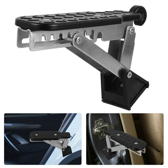 FUTUREORYY Steps for Truck Car Door Ladder Step Black 1Pack