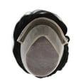 thumbnail image 6 of LYRICAL HAIR Toupee for Men Fine Mono Center Mens Hair System Indian Human Hair Replacement Systems French Lace Front Hairpiece for Man Wig Black Brown Blonde Gray Hair Units, 6 of 7