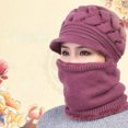 thumbnail image 3 of Gorro Térmico, Gorro De Punto De Invierno, Bufanda, Gorro Grueso A Prueba De Viento, Gorro De Punto, Conjunto De Bufanda, Artesanía Superior Jadeshay A, 3 of 4