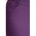 thumbnail image 5 of Women's Jean Looking Jeggings Cotton Blend Capri Length Pull Up Pants, 5 of 6