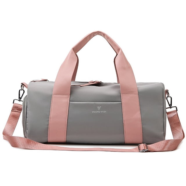 Bolso deportivo de gimnasio para mujer, bolsa de Entrenamiento de natación, baile femenino, esterilla de Yoga, paquete de equipaje de viaje al aire libre con bolsillo para zapatos Fivean unisex