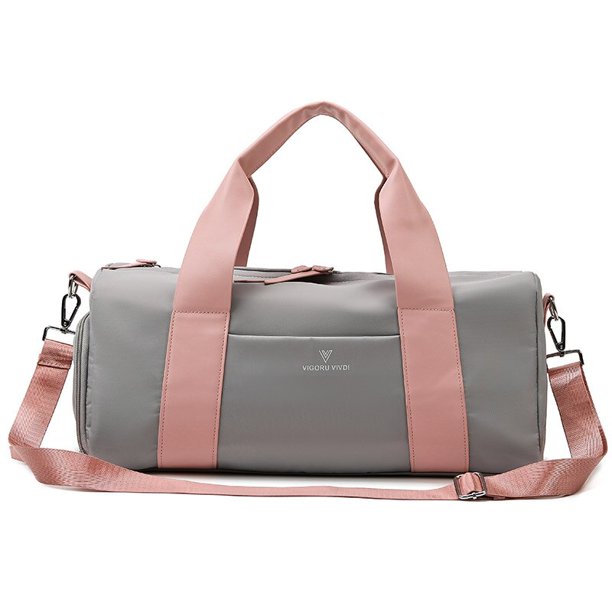 Bolso deportivo de gimnasio para mujer, bolsa de Entrenamiento de natación, baile femenino, esterilla de Yoga, paquete de equipaje de viaje al aire libre con bolsillo para zapatos Fivean unisex