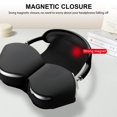 thumbnail image 2 of Funda inteligente Maxjoy para Apple Airpods Max de piel negra, 2 of 7