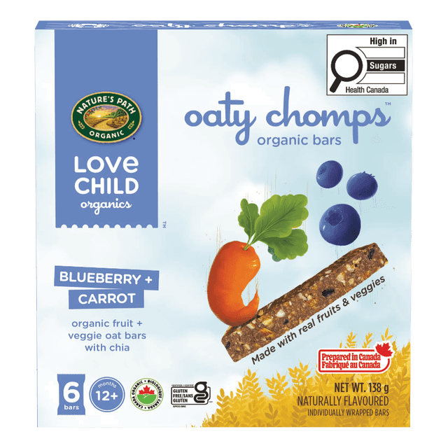 Love Child Organics Blueberry & Carrot Oaty Chomps