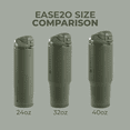 thumbnail image 5 of HydroJug Ease2o Insulated Stainless Steel Water Bottle with Straw & Chug Lid, Leak-Resistant, Cup Holder Friendly – 40oz, Courtyard, 5 of 7
