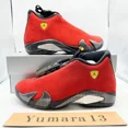 thumbnail image 2 of N I-K-E A i r-Jor-dan 14 Ferrari (2025) Red IF5015-600 Men's Size, 2 of 6