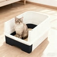 thumbnail image 4 of BotaniNest Cat Litter With Drawer PP Cat Litter With Filter And Shovel Enclosed Hygiene, 4 of 5