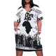 thumbnail image 1 of Live Aid 85 - Camiseta clásica con bolsillos sueltos, vestido de noche, vestido elegante de lujo para mujer, 1 of 7