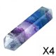 thumbnail image 1 of Varita Hexagonal de Cristal Baoblaze Fluorita Iris Natural 4 Piezas Decoración Feng Shui, 1 of 8