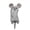 Gray, variant on Cartoon Expression Catnip Plush Toy Soft Teething Chew Toy for Cats Self-entertainment Interactive Pouncing Pet Accessory, Rose Red