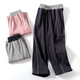 thumbnail image 5 of Boys Pants Pocketed Straight Leg Elastic Loose Fit Solid Print Trousers Back-To-School 3-4 Years, 5 of 5