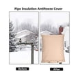thumbnail image 3 of Backflow Preventers Protection, 16W x 20H Backflow Winter Cover, Insulated Cover Pouch for Irrigation Backflow Valve, Sprinkler Valves in Snow or Sun, 3 of 4