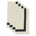 thumbnail image 2 of Saro Lifestyle Grosgrain Accent Napkin (Set of 4), 2 of 4